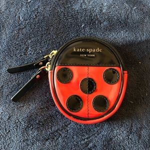 Kate Spade ladybug coin purse